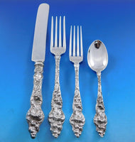 Les Six Fleurs by Reed and Barton Sterling Silver Flatware Set Dinner 63 pcs