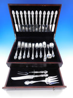 Violet by Wallace Sterling Silver Flatware Service for 12 Set 87 pieces