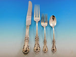 Wild Rose by International Sterling Silver Flatware Set 8 Service 32 pcs Dinner
