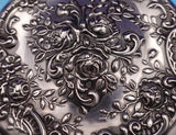 Gorham Sterling Silver Powder Jar with Cut Crystal Roses GW S3235 (#9147)
