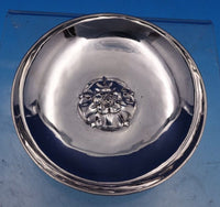 Arthur Stone Sterling Silver Pin Tray with Floral Center 3/4" x 3 1/2" (#7986)