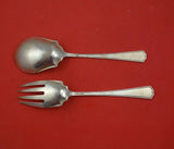 Chippendale New by Alvin Sterling Silver Salad Serving Set 2pc Original 9"