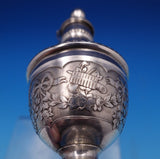 French Sterling Silver Cigar Lighter w/ Marble Base 5 1/4" x 2 1/4" (#8128)