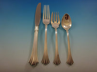Eighteenth Century Reed and Barton Sterling Silver Flatware Set 12 Service 68 Pc