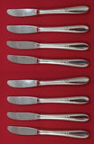 Autumn Leaves by Reed and Barton Sterling Butter Spreader HH Mod Set 8 pcs 6 3/4