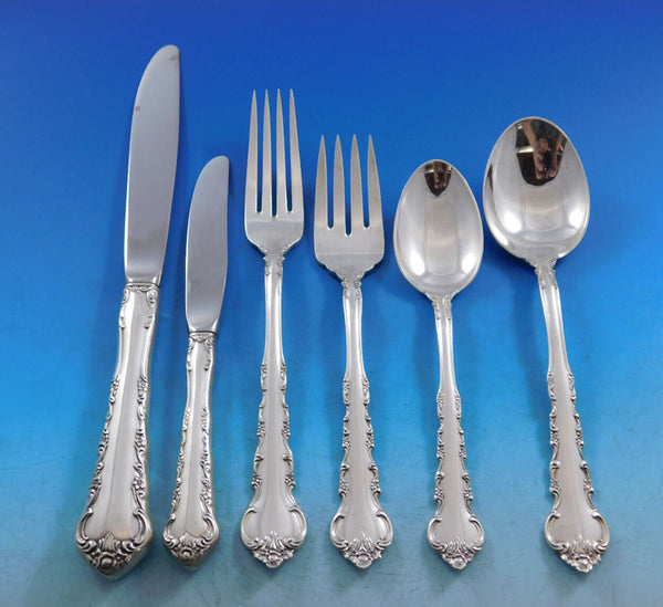 Peachtree Manor by Towle Sterling Silver Flatware Set for 8 Service 52 Pieces