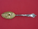 Intaglio by Reed and Barton Sterling Silver Berry Spoon GW Hand Chased w/ Fruit