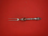 Les Six Fleurs by Reed and Barton Sterling Silver Roast Carving Fork 10 3/4"
