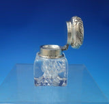 Portuguese .833 Silver Inkwell Double w/Footed Stand 3D Lady Justice (#5426)