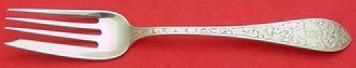 Colonial B Engraved by Whiting Sterling Silver Fish Fork Original 7 1/2"