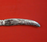 Lap Over Edge Acid Etched by Tiffany and Co Sterling Fish Knife HHAS Sea Grasses