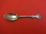 Duke of York by Whiting Sterling Silver Demitasse Spoon Gold Washed 4" Heirloom