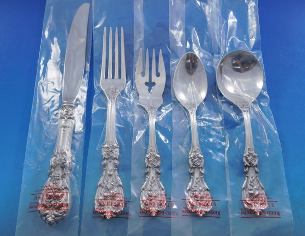 Francis I Reed & Barton Sterling Silver Flatware Service 12 Set 60 pc Unused New