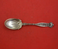 Dresden by Whiting Sterling Silver Sugar Spoon Gold Washed Dated 1900 6"