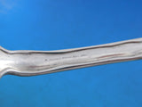 Lap Over Acid Etched by Tiffany Sterling Silver Serving Spoon with Leaves 8 5/8"