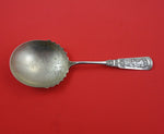 Fontainebleau by Gorham Sterling Silver Berry Spoon Brite-Cut Round Bowl 8 3/8"