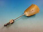 Bust by Gorham Sterling Silver Cracker Scoop 3D Figural Gold Washed 8 3/4"
