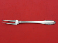 Beaded by Georg Jensen Sterling Silver Escargot Fork / Cold Cut Fork 2-Tine