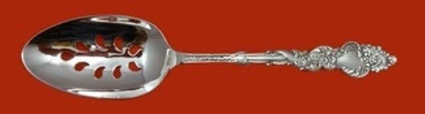 Columbia by 1847 Rogers Silverplate Serving Spoon Pierced 9-Hole Custom 8 1/8"