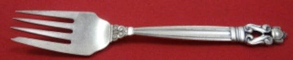 Acorn by Georg Jensen Sterling Silver Salad Fork 4-Tine with GI/GJ Mark 5 3/4"