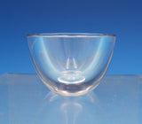 Cardinal by Grann and Laglye Crystal Salt Dip w/Sterling Silver Salt Spoon #7130