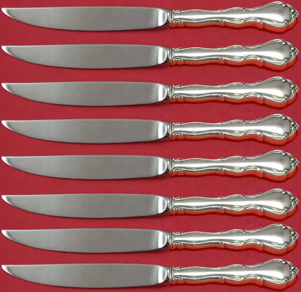 Fontana by Towle Sterling Silver Steak Knife Set 8pc Not Serrated Custom