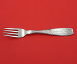 Whiting Sterling Silver Junior Fork Acid Etched with Girl in Hat #J1 6 3/8"