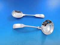 Old English Tipt by Gorham Sterling Silver Flatware Set 8 Service 37 Pcs Dinner
