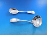 Old English Tipt by Gorham Sterling Silver Flatware Set 8 Service 37 Pcs Dinner