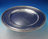 Perles by Christofle Silverplate Serving Tray Round 14" x 1" (#5871)