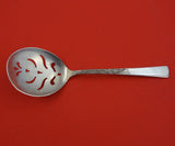 Rose Motif by Stieff Sterling Silver Pea Spoon Pierced 8 3/8" Serving Heirloom