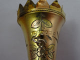 English Sterling Tussie Mussie Posey Posy Holder with Bright-Cut Birds (#J1255)