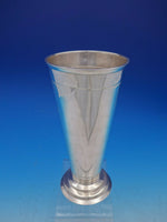 Modern American By Erik Magnussen Sterling Silver Vase #A14072 10" (#4605)