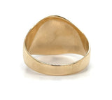 10k Yellow Gold Signet Ring Blank (Not Engraved) Size 6.5 Jewelry (#J6326)