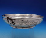 Mixed Metals by Whiting Sterling Silver Centerpiece Bowl Oval Sea Motif (#4702)