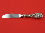 Rose by Stieff Sterling Silver Butter Spreader HH Modern with Cartouche 5 3/4"