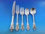 Donatello by Amston Sterling Silver Flatware Set for 12 Service 63 pieces
