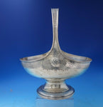 Pansy by Unknown Sterling Silver Fruit Basket #62 Bright-Cut Pierced (#5834)