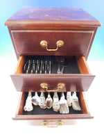 Kings by D&H and various Sterling Silver Flatware Set for 12 Service 124 Pieces