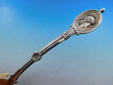 Medallion by Wendt Sterling Silver Gravy Ladle Gold Washed 8 1/4" Server Vintage