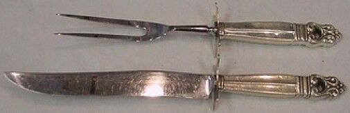Royal Danish by International Sterling Silver Roast Carving Set 2pc