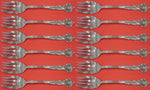 Savannah by Reed & Barton Sterling Silver Salad Fork Set of 12 pcs 6 1/4"