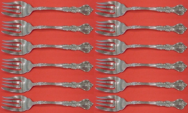 Savannah by Reed & Barton Sterling Silver Salad Fork Set of 12 pcs 6 1/4"