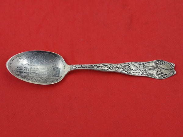 Saint Leon by Wallace Sterling Silver Souvenir Spoon "College of the Blind"