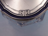 Etruscan by Gorham Sterling Silver and Glass Dresser Jar #D5743 2 3/4" (#9170)