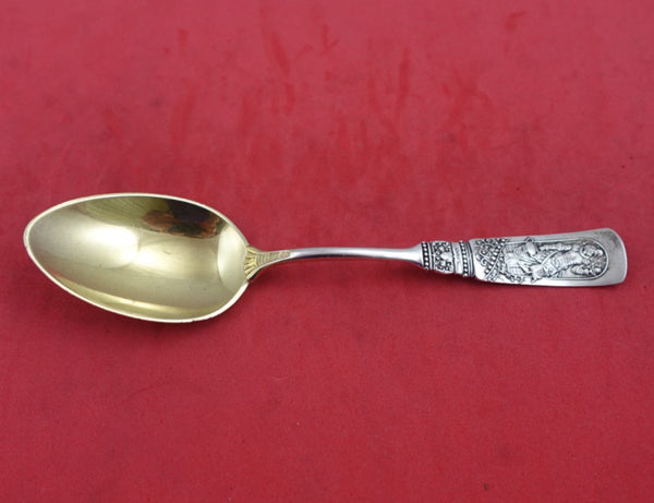 Fontainebleau by Gorham Sterling Silver Teaspoon Lady with Tea GW 5 7/8" Figural