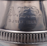 Bust by Gorham Sterling Silver Sugar & Creamer #420 Dated 1868 (#8404)