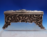 Louvre by Shiebler Sterling Silver Stamp Box #2744 1 3/8" x 3 5/8" (#8714)