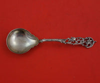 Swedish Sterling by Various Makers Sterling Silver Sugar Spoon floral 5 3/4"