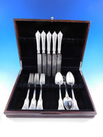 European by AF 800 Continental Silver Flatware Service Dinner Set 17 pcs German